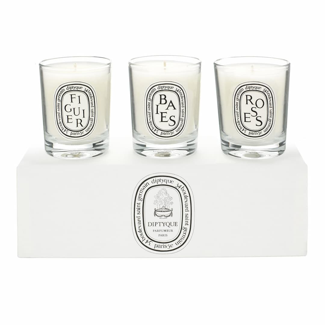 Diptyque - Candle Set Baies Figuier Rose (3x70g)