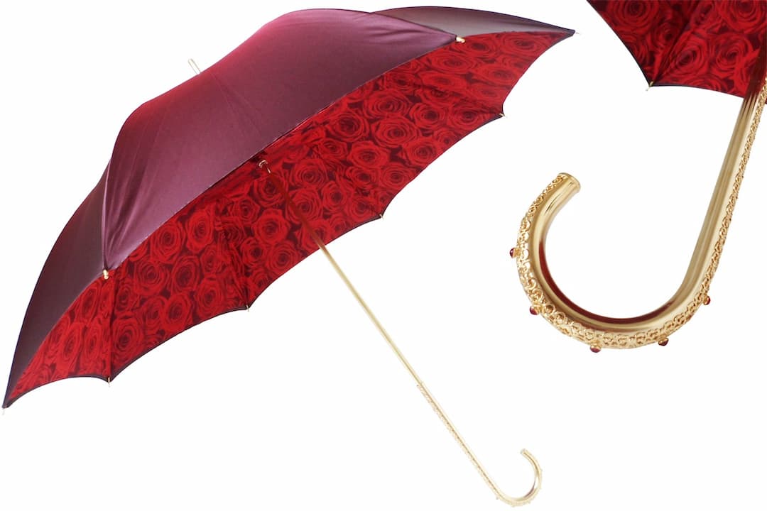 Pasotti Red Roses Umbrella