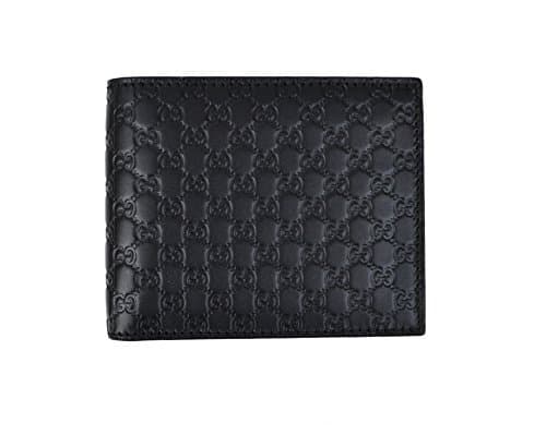 Gucci Black Microguccissima Leather Wallet