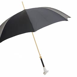 black designer umbrella