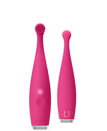 Foreo -  ISSA Baby Silicone Sonic Toothbrush 0-4 Years Strawberry Rose Lion - USB Plug
