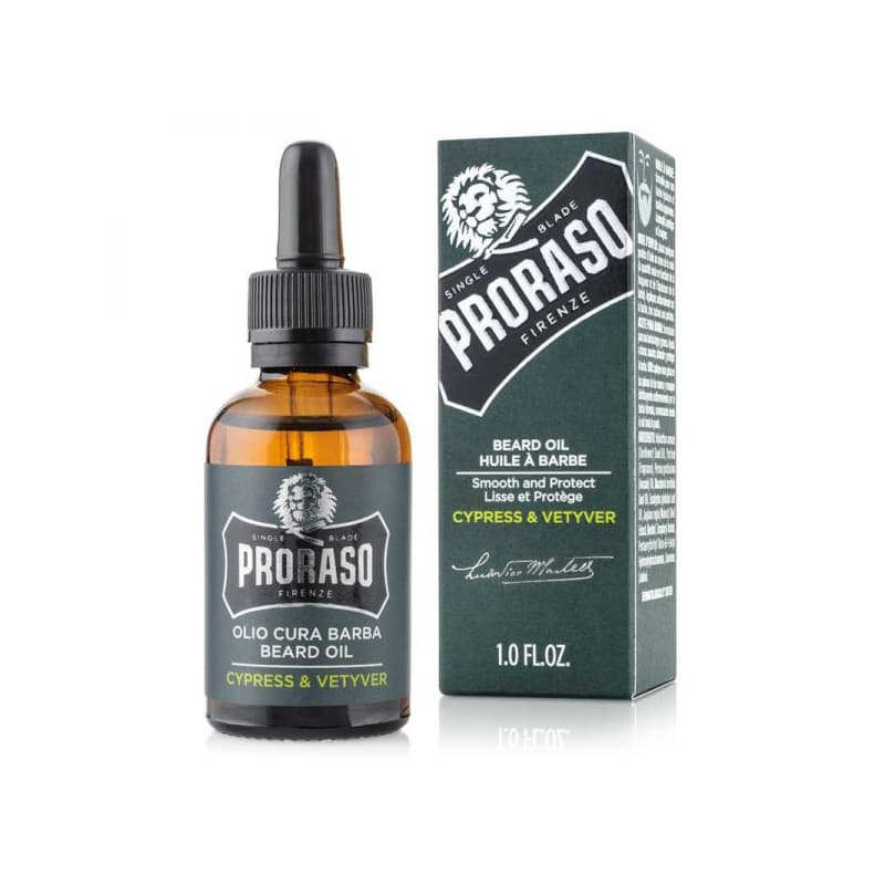 Proraso - Cypress & Vetyver Beard Oil (30ml)