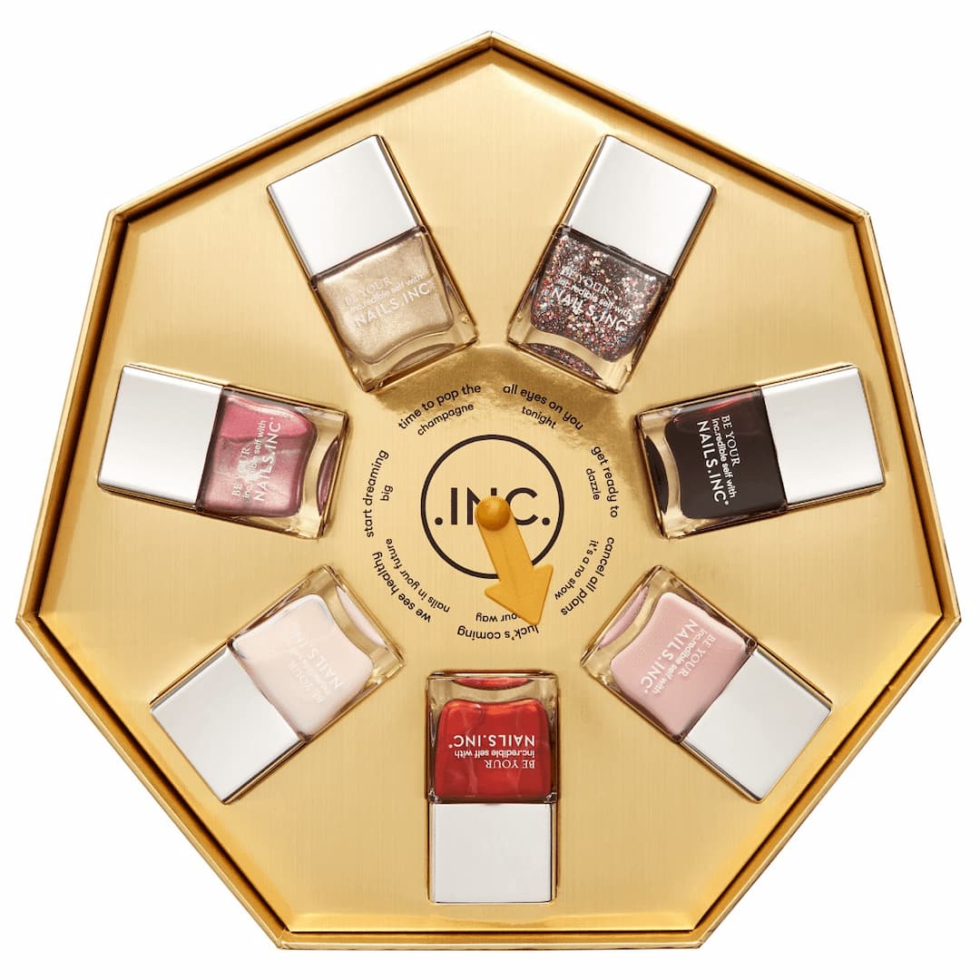 Nails Inc - 7 Piece Your Fortune Collection & Gift Box (7 x 14ml)