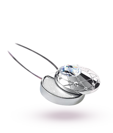 Swarovski Aura Crystal Touch Make Up Jewel - Argent Scintillant