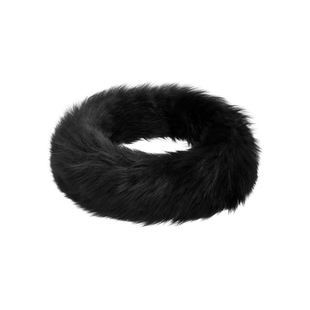 Hortons Oakley Ladies Sheepskin Headband - Black