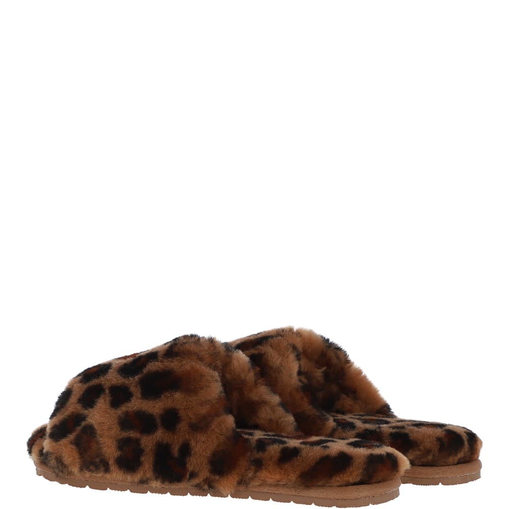 Fenland Suzy Ladies Sliders Leopard (UK Size 4)