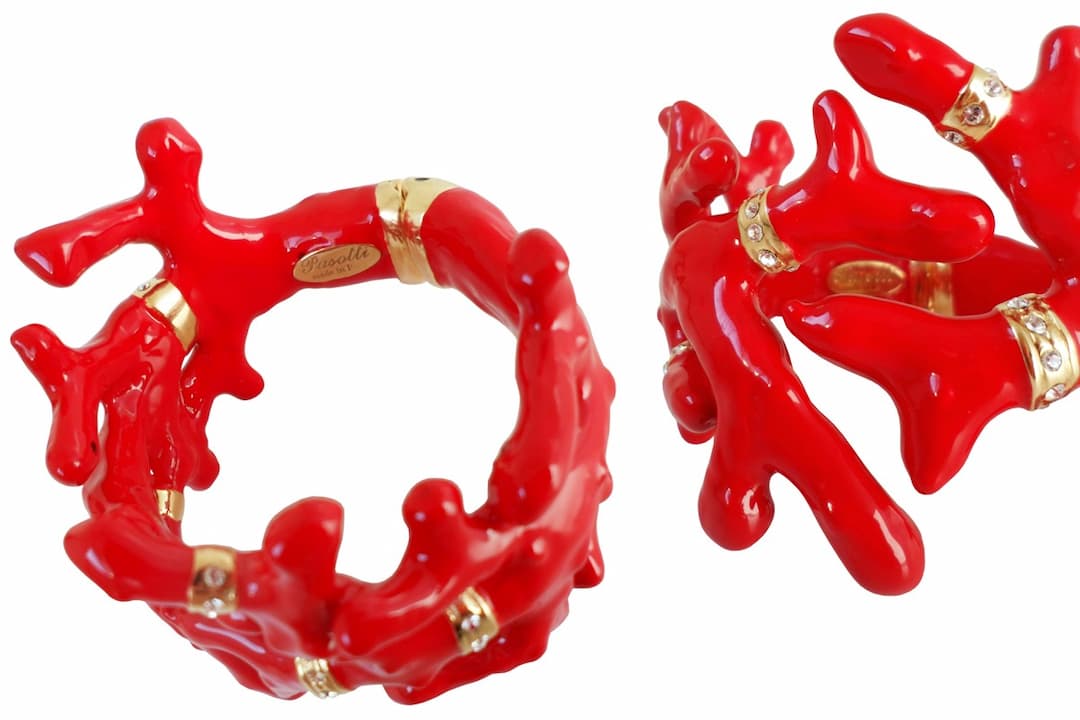 Pasotti Luxury Coral Bracelet - Red
