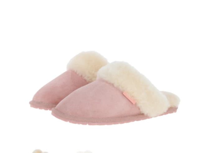 Fenland Pippa Ladies Slippers Pink (UK Size 4)