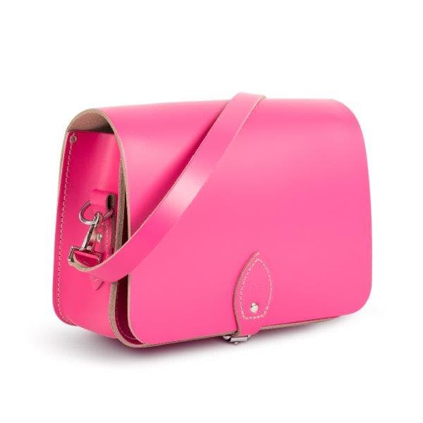 Gweniss Riley Saddle Bag - Bright Pink