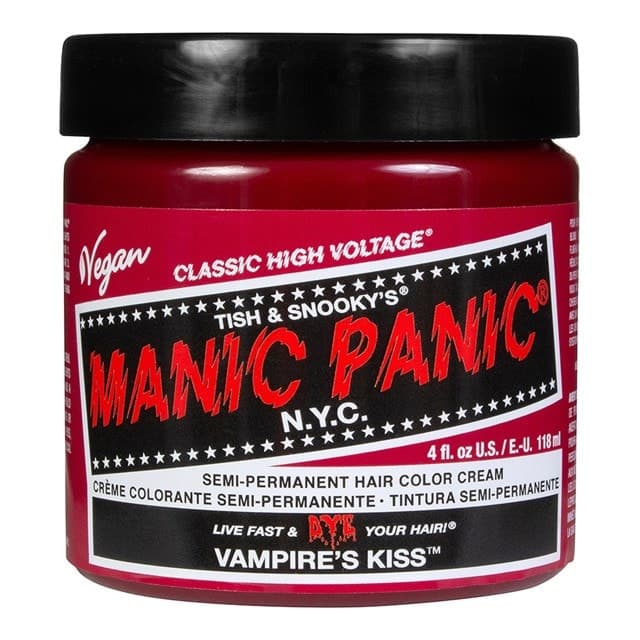 Manic Panic - High Voltage Semi-Permanent Hair Colour Cream - Vampire's Kiss Red (118ml)