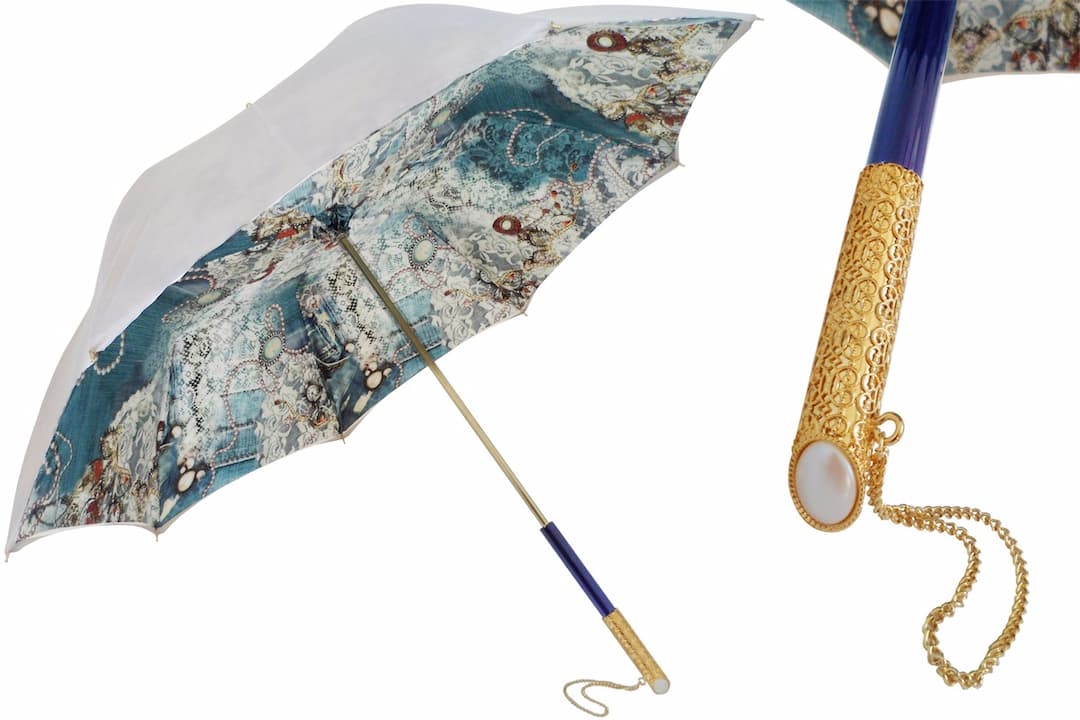 PASOTTI Women Double Cloth Vintage Umbrella 